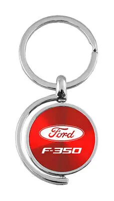 Ford F-350 Spinner Key Ring (Red) 1