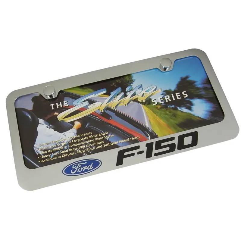 Ford F150 2010 License Plate Frame (Chrome) 1