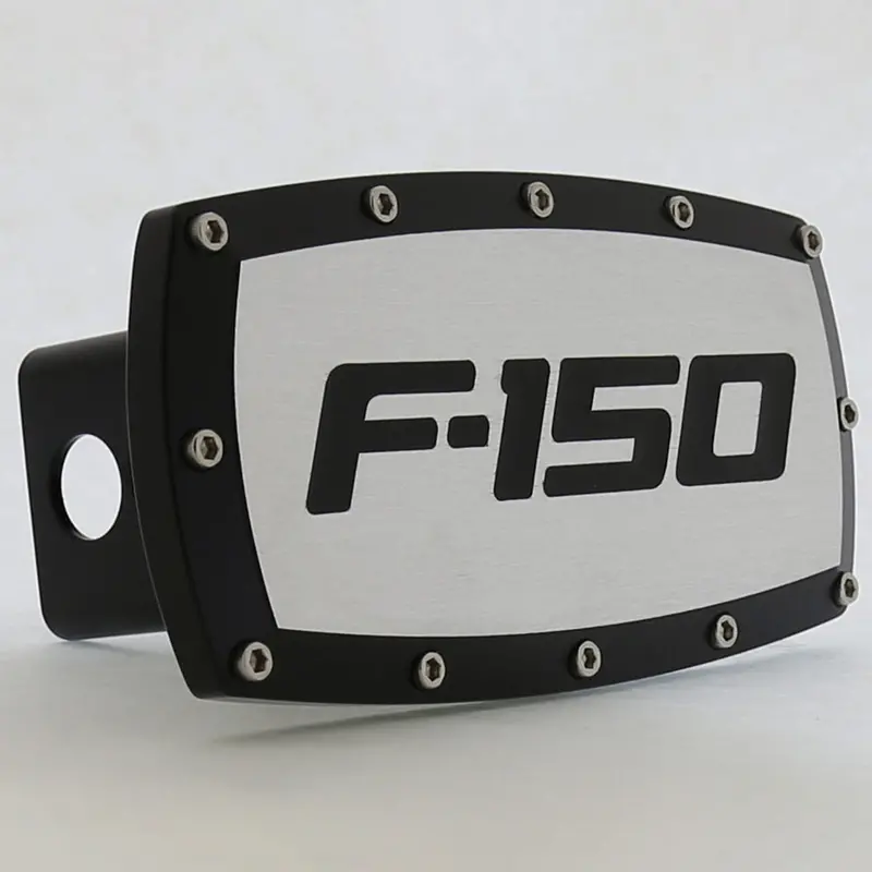 Ford F150 Hitch Cover (Black) 1