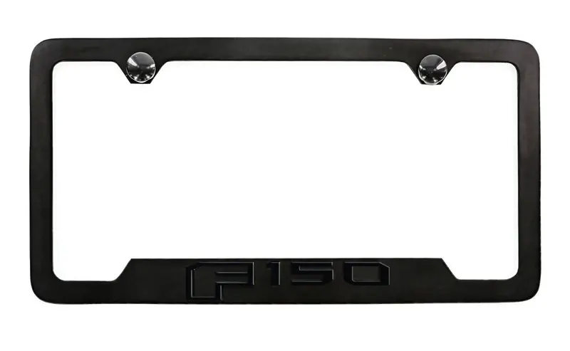 Ford F150 License Plate Frame (Matte Black) 1