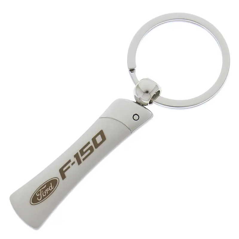 Ford F150 Logo Blade Key Chain (Chrome) 1