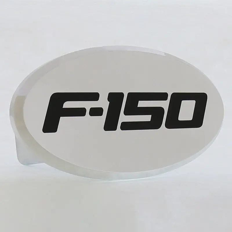 Ford F150 Oval Hitch Cover (Chrome) 1