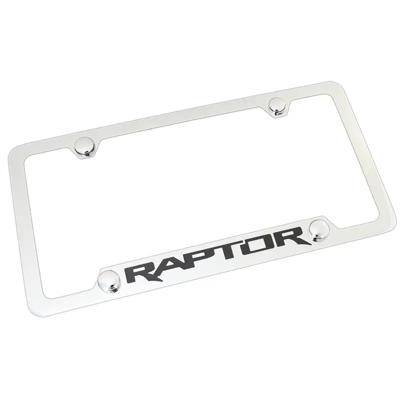 Ford F150 Raptor License Plate Frame (Chrome) 1