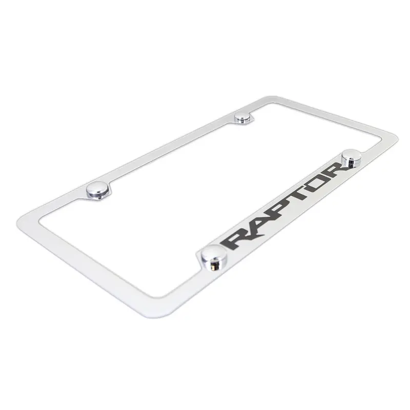 Ford F150 Raptor License Plate Frame (Chrome) 2