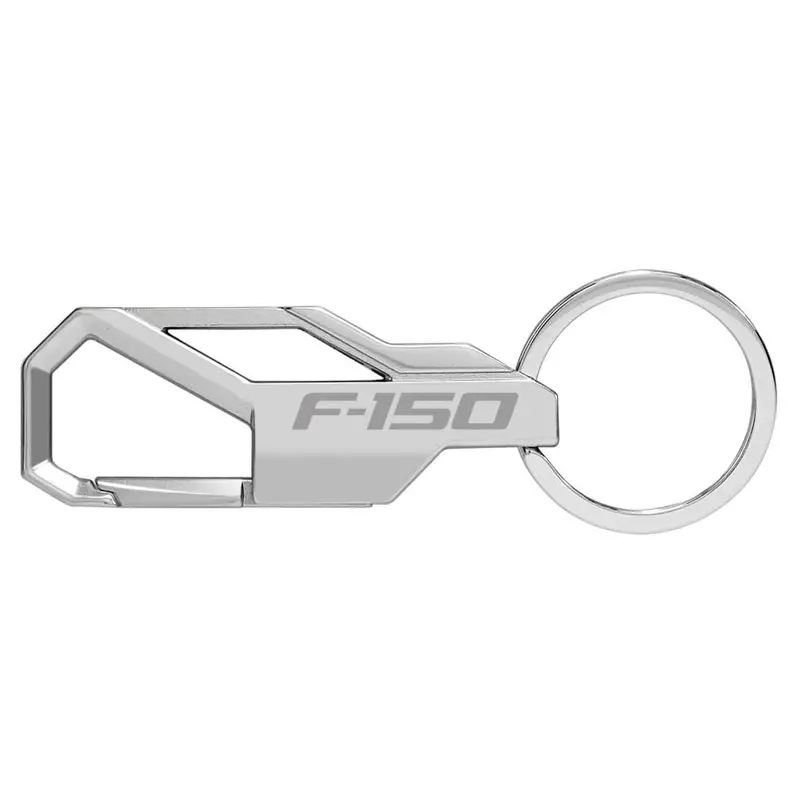 Ford F150 Snap Hook Key Chain (Silver) 1