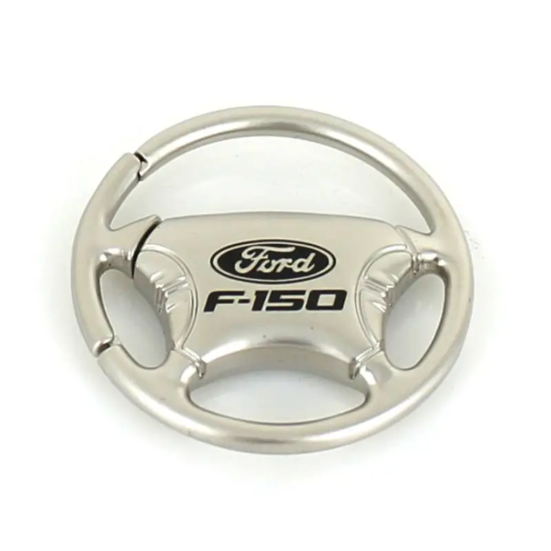 Ford F150 Steering Wheel Keychain (Chrome) 1