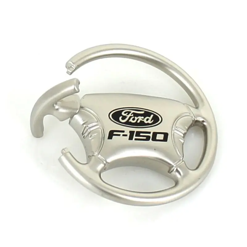 Ford F150 Steering Wheel Keychain (Chrome) 2