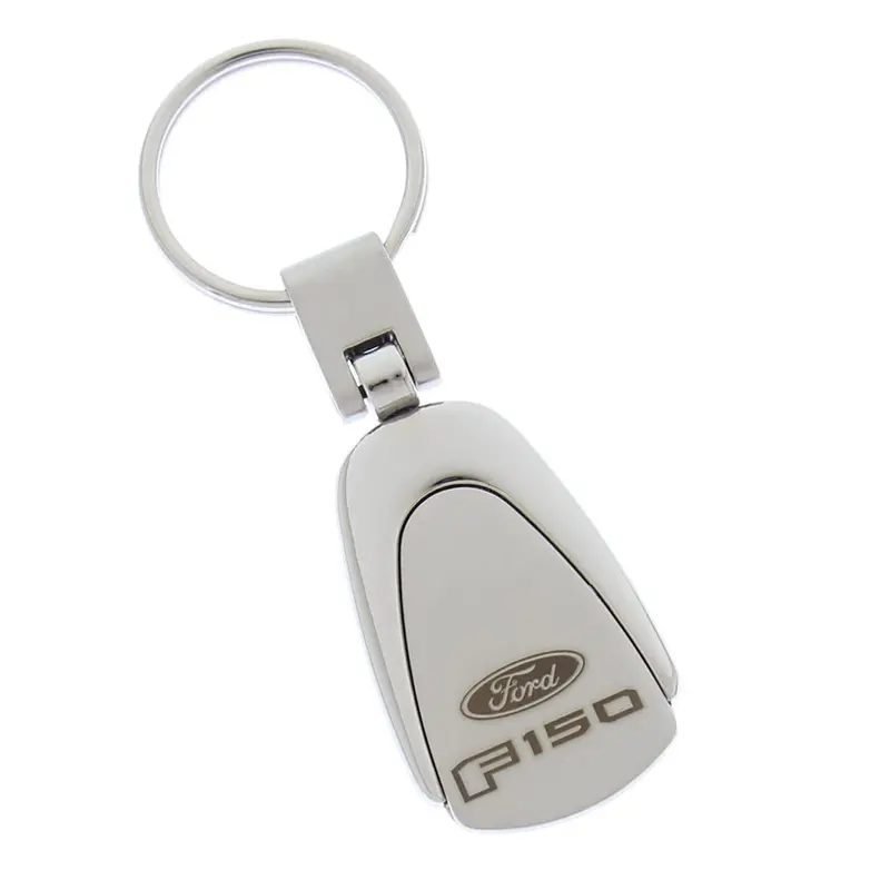 Ford F150 Tear Drop Key Chain (Chrome) 1