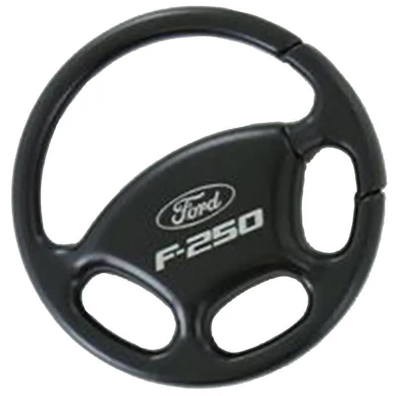 Ford F250 Steering Wheel Key Ring (Black) 1