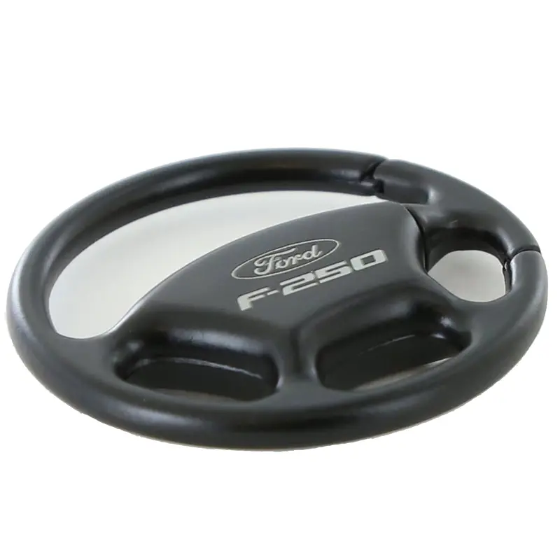 Ford F250 Steering Wheel Key Ring (Black) 2