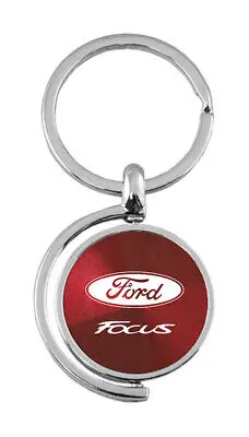 Ford Focus Spinner Key Ring (Burgundy) 1