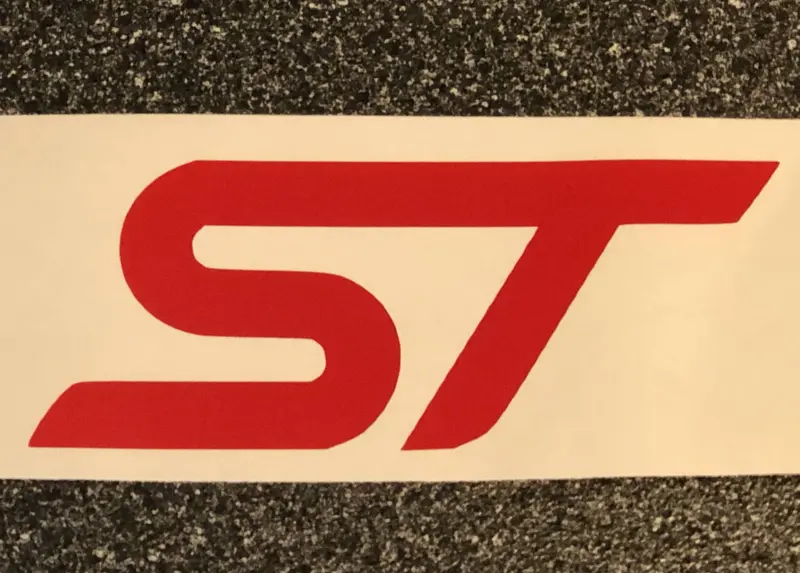 Ford Focus St Logo Vinyl Decal Sticker Multiple Colors And Sizes 1
