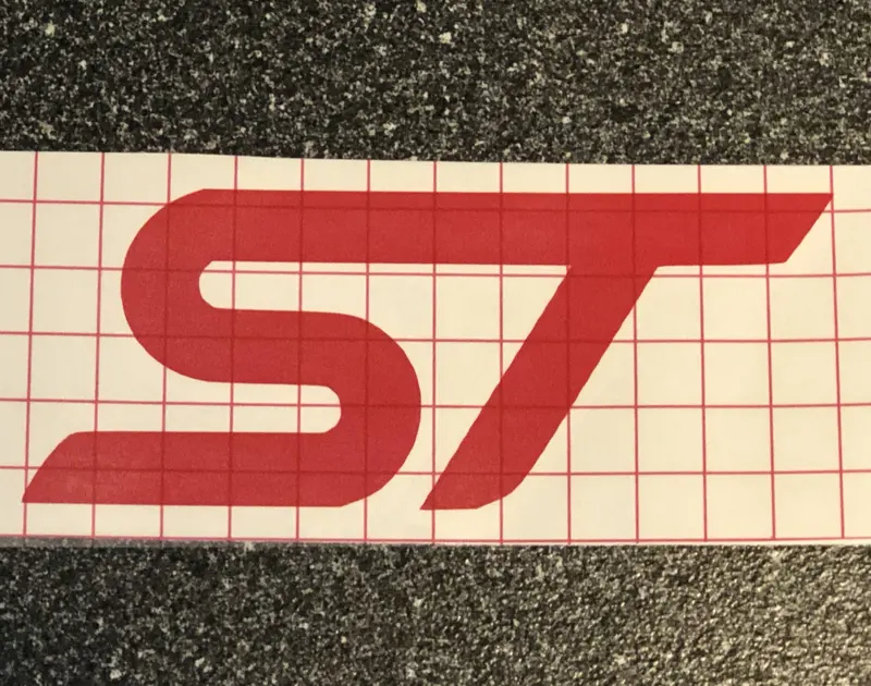 Ford Focus St Logo Vinyl Decal Sticker Multiple Colors And Sizes 2