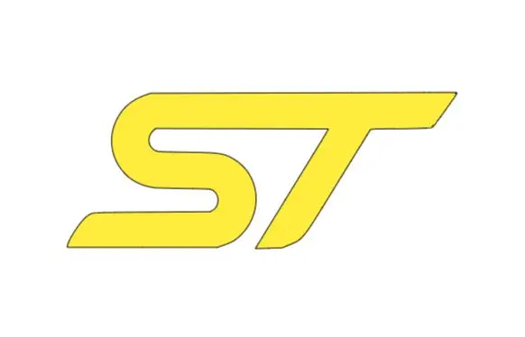 Ford Focus St Logo Vinyl Decal Sticker Multiple Colors And Sizes 6
