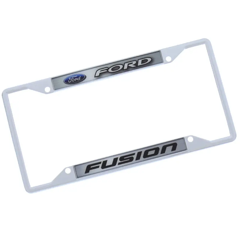 Ford Fusion License Plate Frame (Chrome) 1