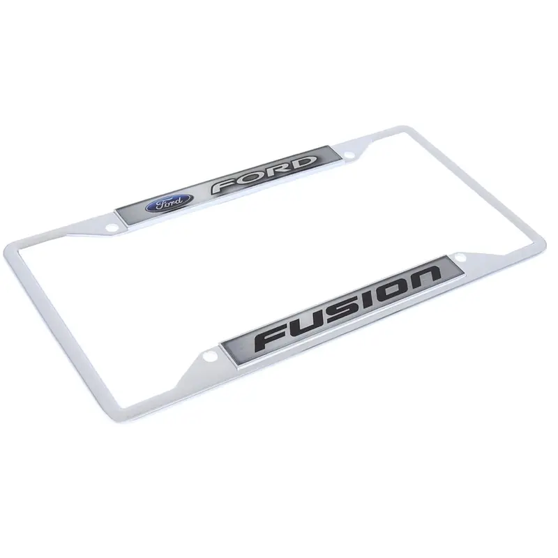 Ford Fusion License Plate Frame (Chrome) 2