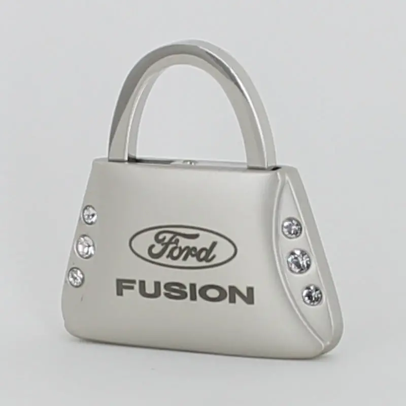 Ford Fusion Purse Shape Keychain (Chrome) 1