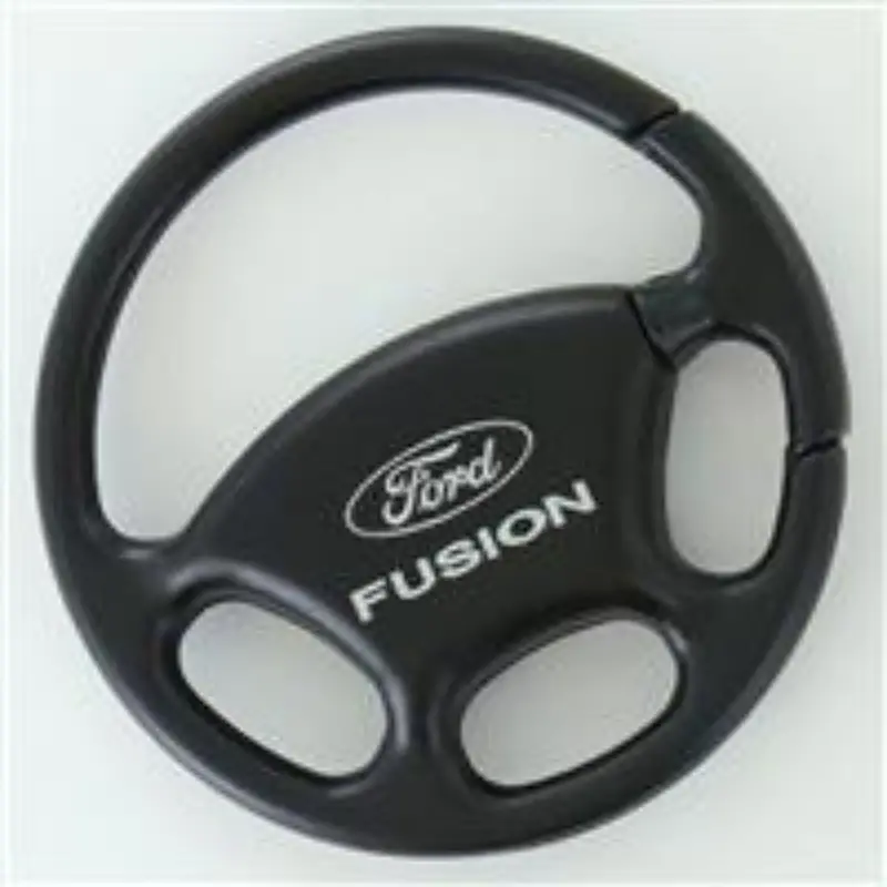 Ford Fusion Steering Wheel Key Ring (Black) 1