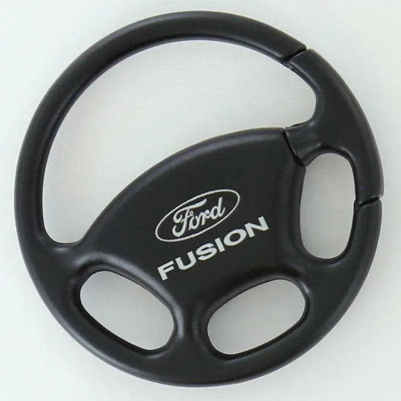 Ford Fusion Steering Wheel Key Ring (Black) 2