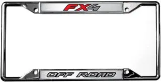Ford Fx4 Off Road License Plate Frame (Black) 1
