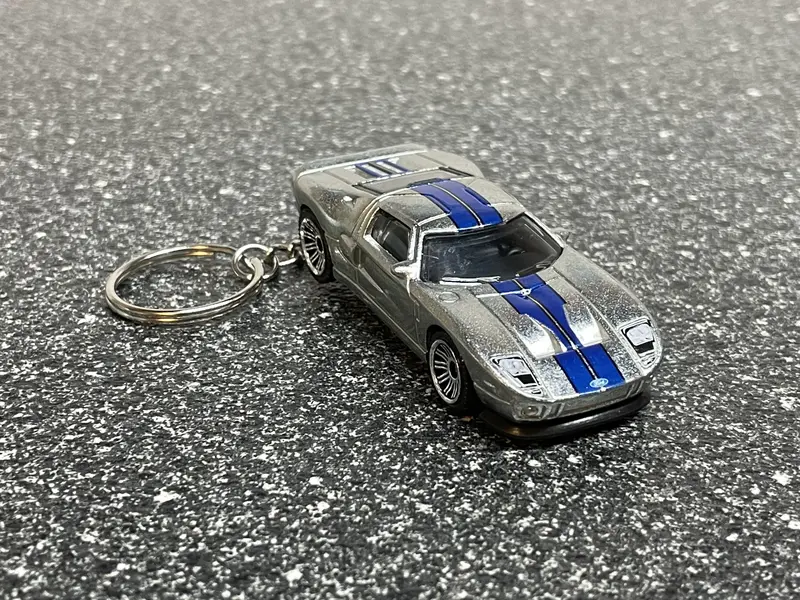 Ford Gt Gt40 Shelby Keychain Diecast Car Hot Wheels Matchbox 1