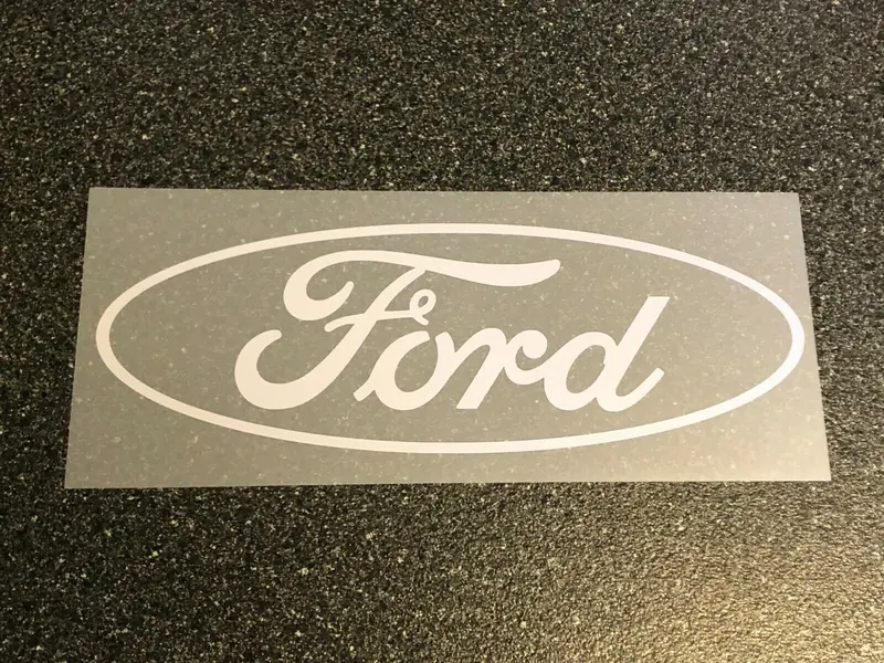Ford Logo Heat Transfer Vinyl Htv T-Shirt Iron On Heat Press 1
