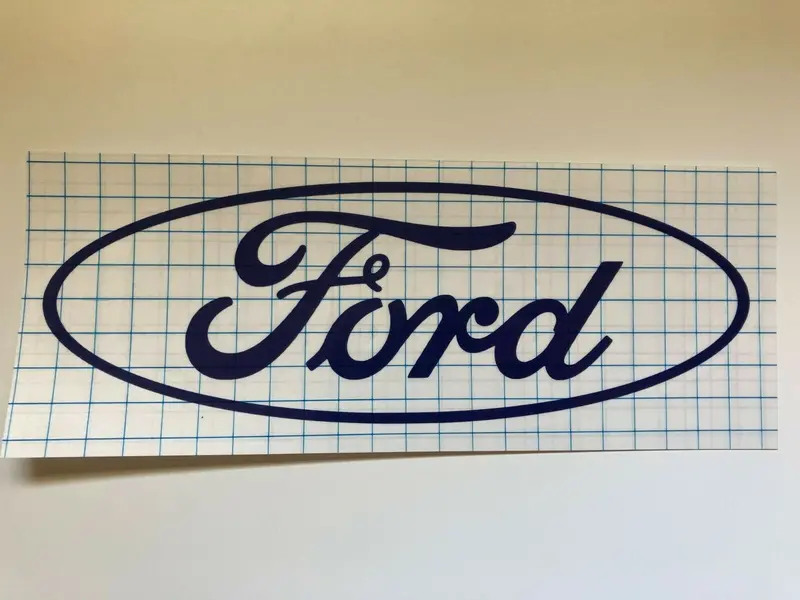 Ford Logo Vinyl Sticker Decal 4" 6" 8" 10" 12" 16" 20" 24" 30" Colors 1