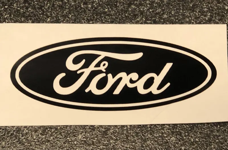 Ford Logo Vinyl Sticker Decal 4" 6" 8" 12" 16" 20" 24" 30" Multiple Colors 1