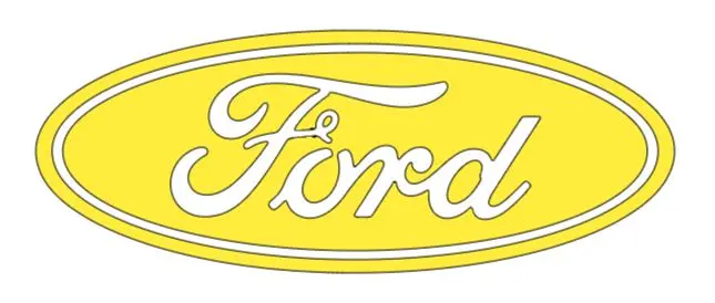 Ford Logo Vinyl Sticker Decal 4" 6" 8" 12" 16" 20" 24" 30" Multiple Colors 8