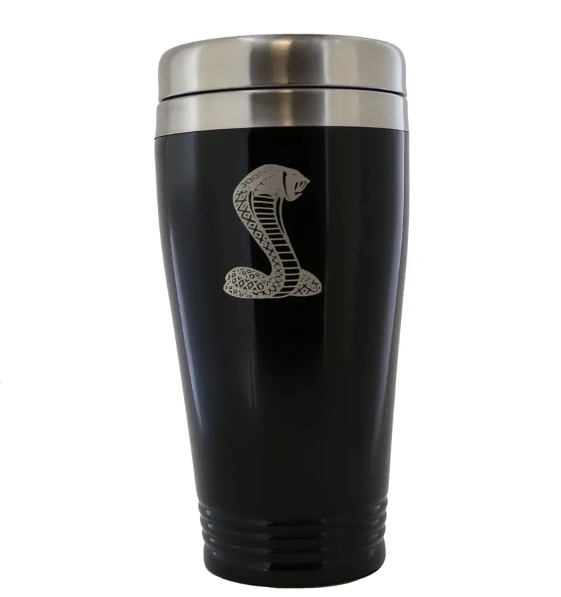 Ford Mustang Cobra Stainless Steel Travel Mug 1