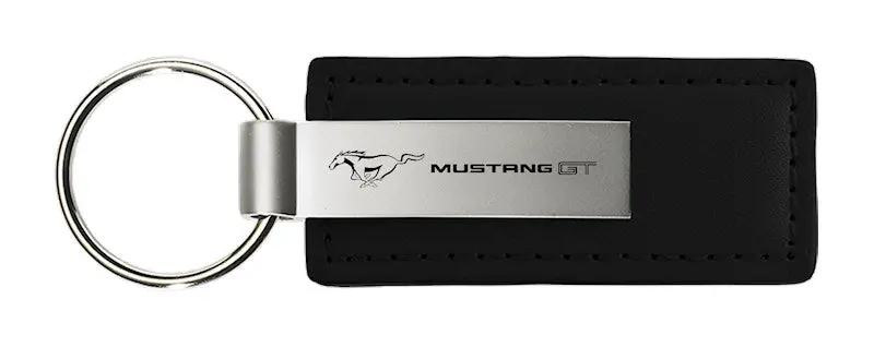 Ford Mustang Gt Leather Keychain 2