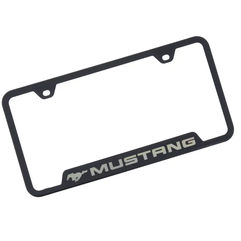 Ford Mustang License Plate Frame (Black) 1