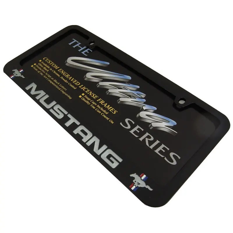 Ford Mustang License Plate Frame (Black) 2