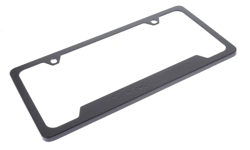 Ford Mustang License Plate Frame (Matte Black) 1