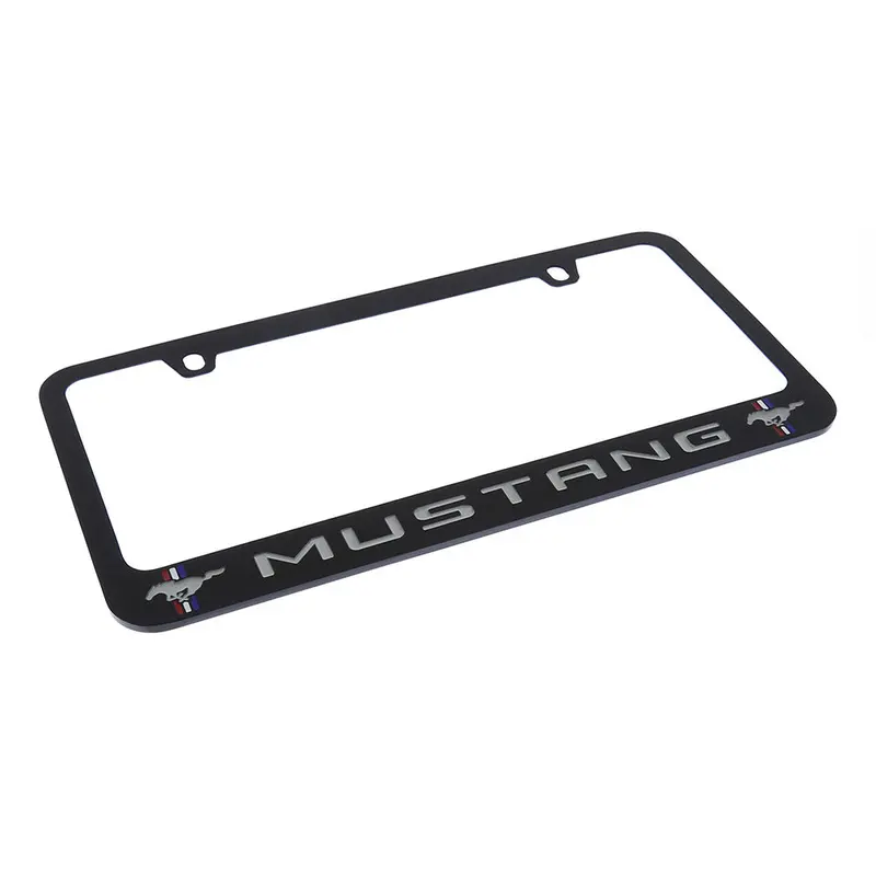 Ford Mustang Logo License Plate Frame (Black) 2