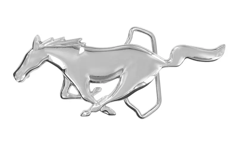 Ford Mustang Pony Belt Buckle (Chrome) 1