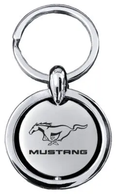 Ford Mustang Revolver Key Chain (Silver) 1