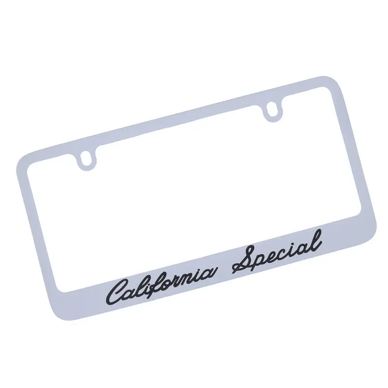Ford Mustang Script License Plate Frame (Chrome) 1