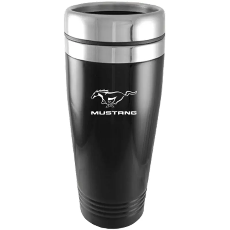 Ford Mustang Stainless Steel Travel Mug 1