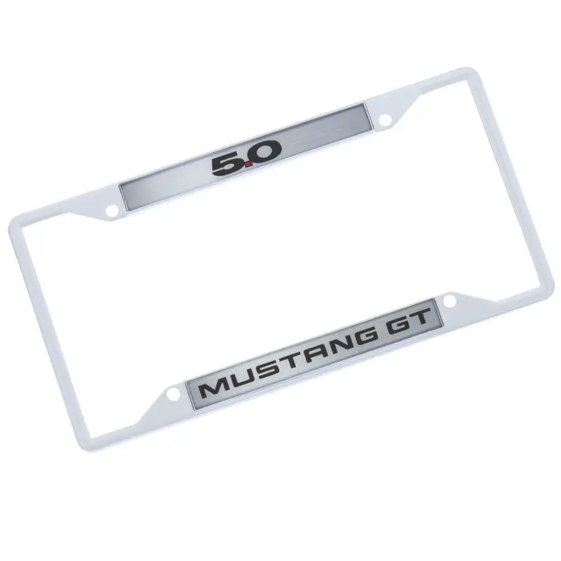 Ford Mustnag Gt 5.0 License Plate Frame (Black) 1
