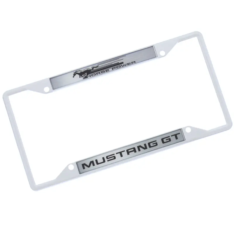Ford Mustnag Gt Horse Power License Plate Frame (Black) 1