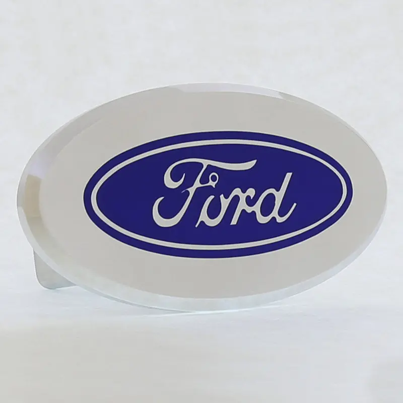 Ford Oval Hitch Cover (Chrome) 1