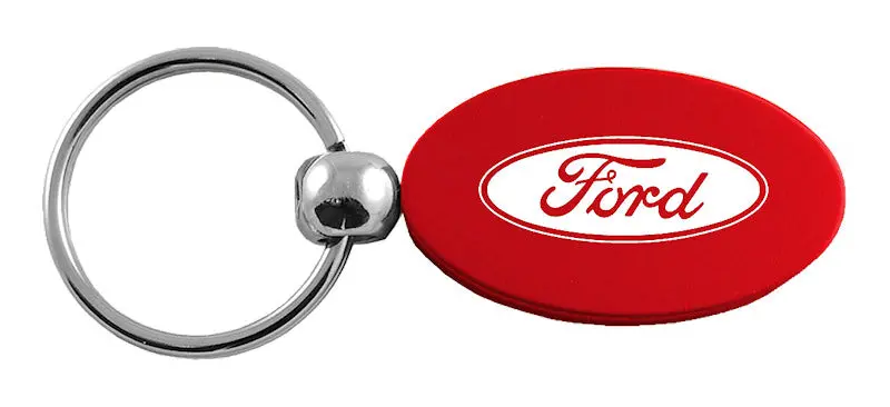 Ford Oval Key Fob (Red) 1