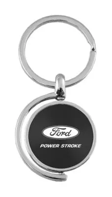 Ford Powerstroke Spinner Key Ring (Black) 1
