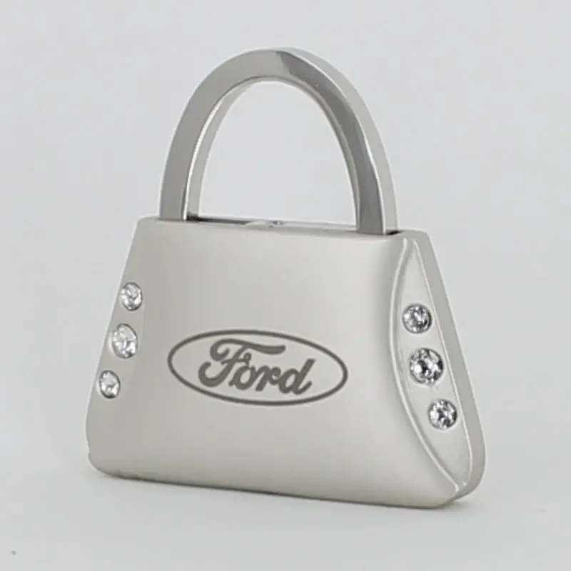 Ford Purse Shape Keychain (Chrome) 1