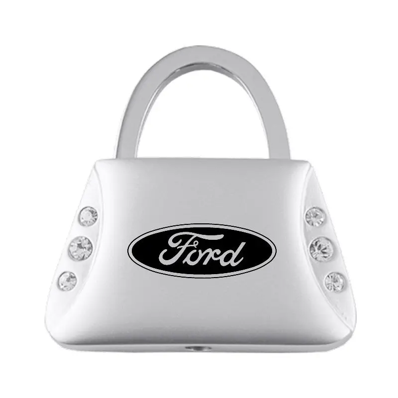 Ford Purse Shape Keychain (Chrome) 1