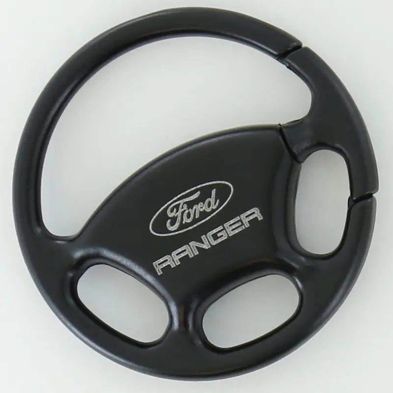 Ford Ranger Steering Wheel Key Ring (Black) 1