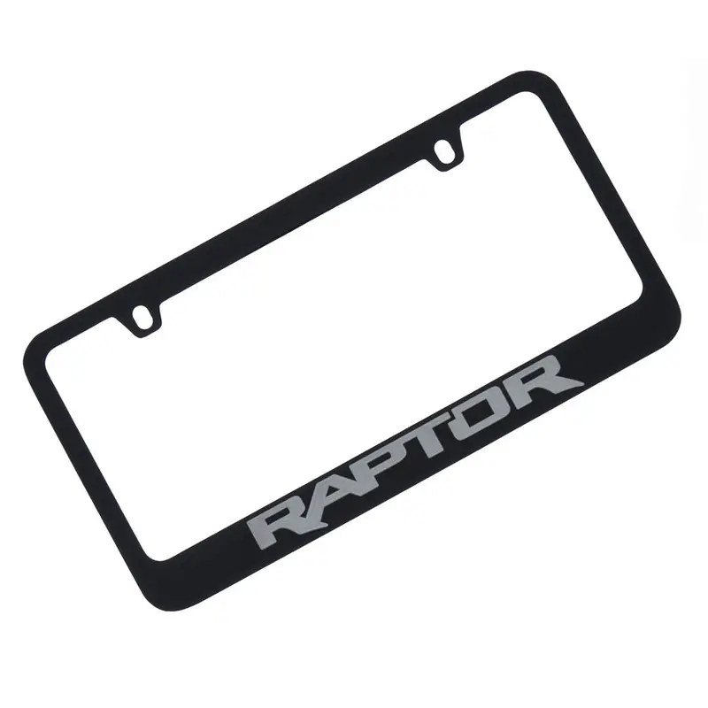 Ford Raptor Logo License Plate Frame (Black) 1