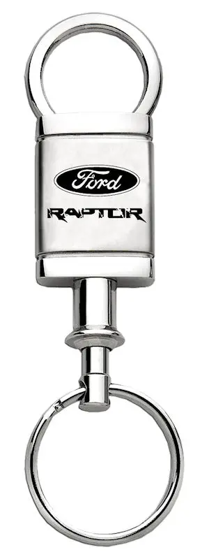 Ford Raptor Satin Valet Keychain (Chrome) 1
