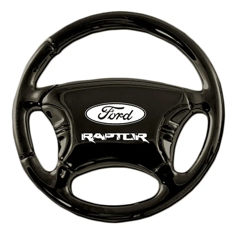 Ford Raptor Steering Wheel Key Ring (Black) 1